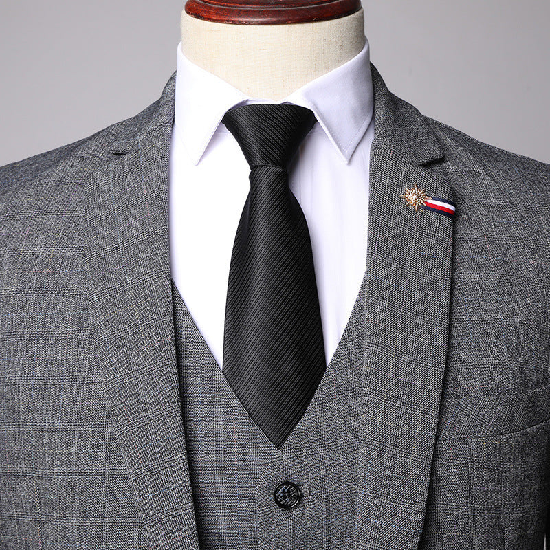 Three-Piece Suit for Men in Stylish Chemische Vezelmix