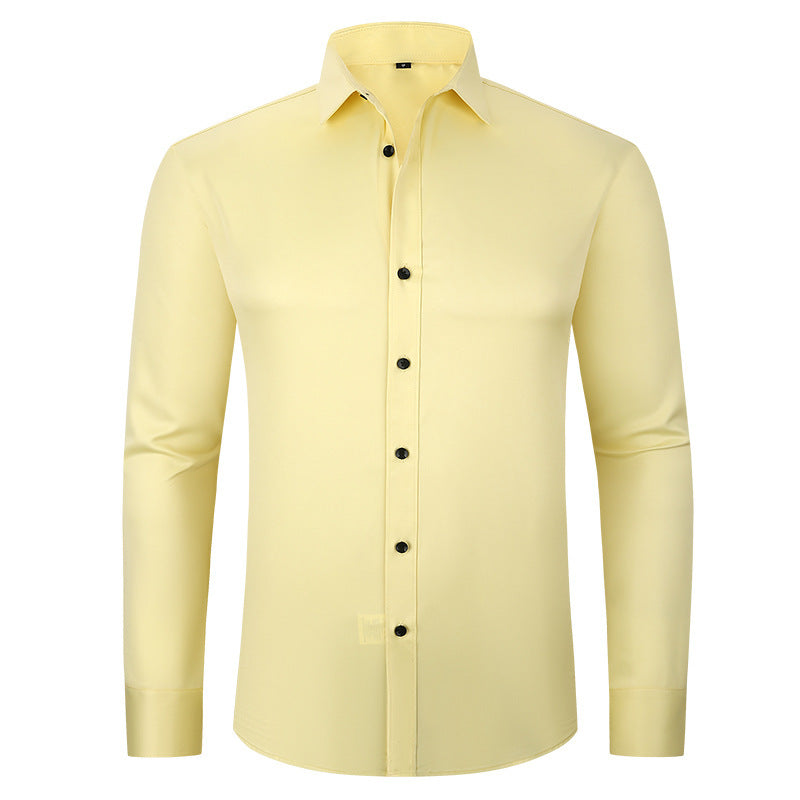Full Elastic Force Shirt Men for Comfortable Everyday Wear