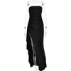 Strapless Split Long Dress Summer