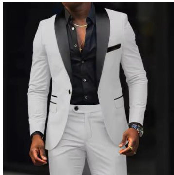 Dress Autumn Men's Business Casual Slim-fitting Suit Set