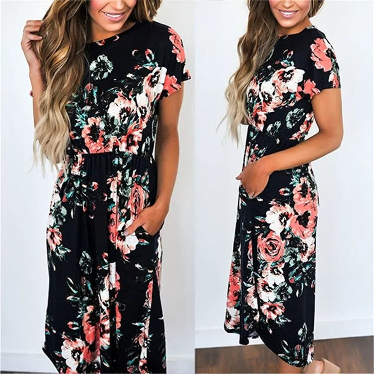 Bohemian Party Dress For Women - Elegant and Flowing Style